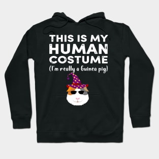 This My Human Costume I’m Really Guinea Pig Halloween (36) Hoodie